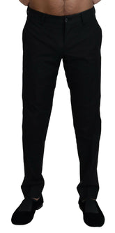 Dolce & Gabbana Black Chino Formal Cotton Pants -   -  Dolce & Gabbana.