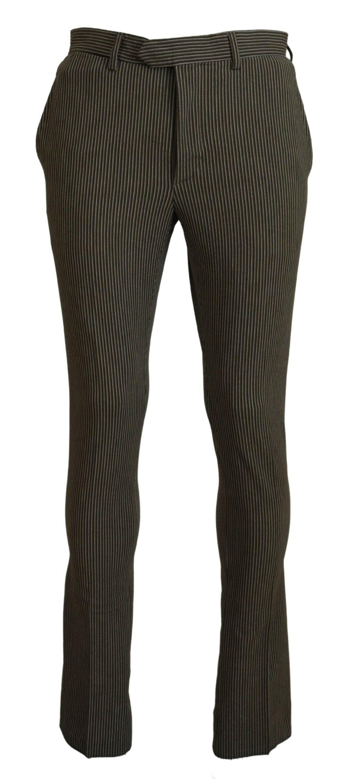 BENCIVENGA Multicolor Striped Pure Cotton Men Pants -   -  BENCIVENGA.