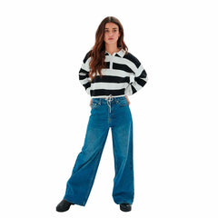 Trousers 24COLOURS Blue -  Clothing, Women -  24COLOURS.
