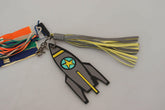 MSGM Multicolor Rocket Ship Silver Tone Metal Keychain -   -  MSGM.