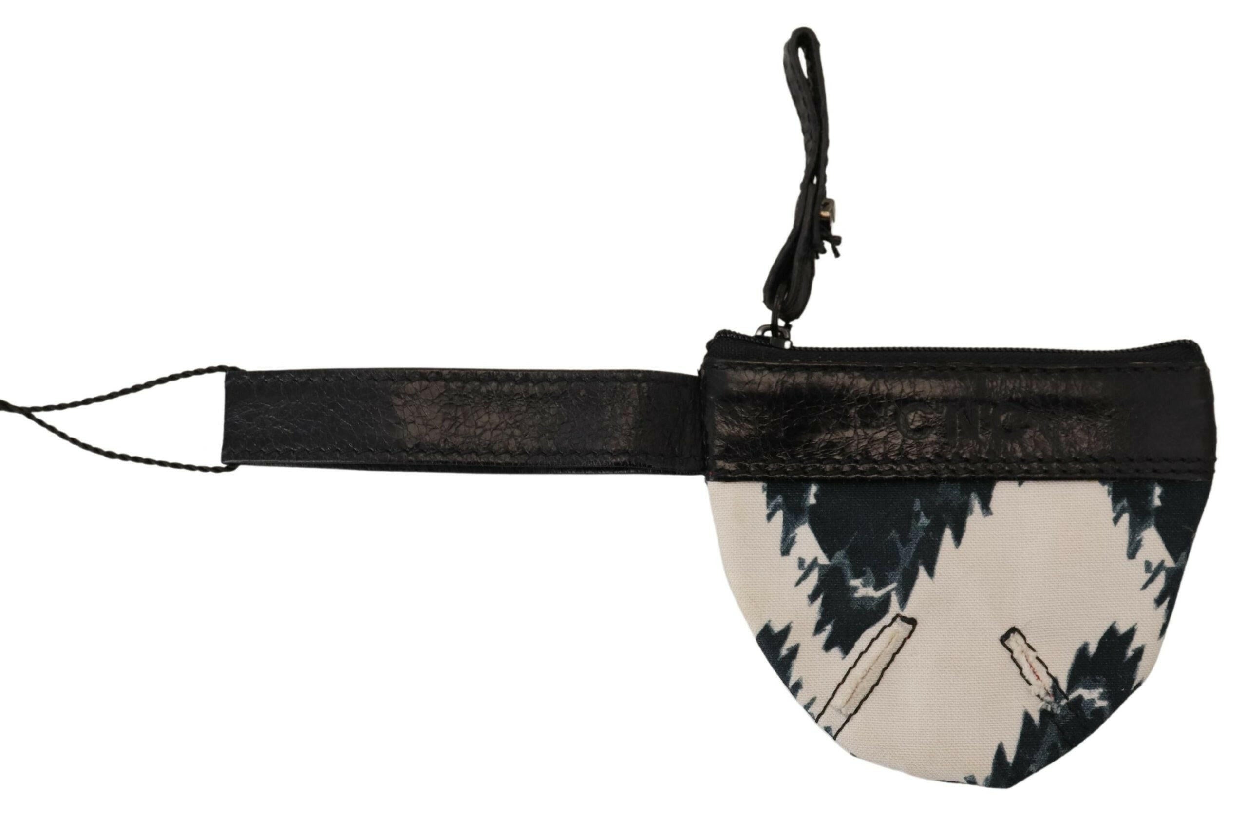 Costume National White Genuine Leather Coin Purse Strap Wallet -   -  Costume National. Costume National White Genuine Leather Coin Purse Strap Wallet -   -  Costume National.