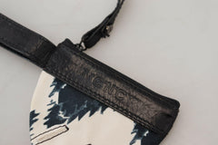 Costume National White Genuine Leather Coin Purse Strap Wallet -   -  Costume National.