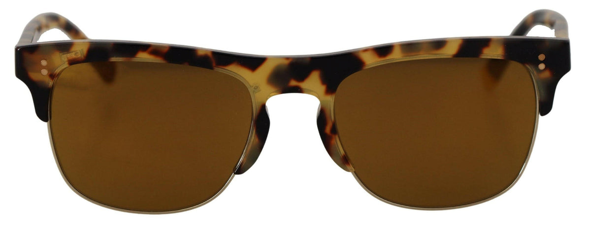 Dolce & Gabbana Brown Gold Acetate Havana DG430A Sunglasses -  Jewellery, Women -  Dolce & Gabbana.
