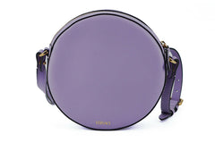 Versace Elegant Purple Round Shoulder Bag -  Luxury Shoulder Bag for Women -  Versace.