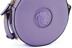 Versace Elegant Purple Round Shoulder Bag -  Luxury Shoulder Bag for Women -  Versace.