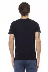 Trussardi Action Black Cotton Men T-Shirt -   -  Trussardi Action.