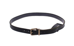 Dolce & Gabbana Blue Leather Logo Belt -   -  Dolce & Gabbana.