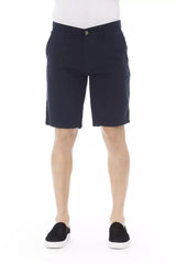 Baldinini Trend Blue Cotton Men's Bermuda Short -   -  Baldinini Trend.