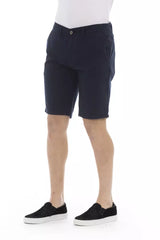 Baldinini Trend Blue Cotton Men's Bermuda Short -   -  Baldinini Trend.