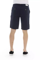 Baldinini Trend Blue Cotton Men's Bermuda Short -   -  Baldinini Trend.