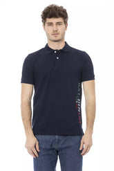 Baldinini Trend Blue Cotton Men Polo Shirt -   -  Baldinini Trend.