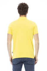 Baldinini Trend Yellow Cotton Men Polo Shirt -   -  Baldinini Trend.