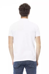 Baldinini Trend White Cotton Men Polo Shirt -   -  Baldinini Trend.