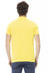 Baldinini Trend Yellow Cotton Men Polo Shirt -   -  Baldinini Trend.