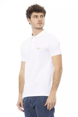 Baldinini Trend White Cotton Men Polo Shirt -   -  Baldinini Trend.