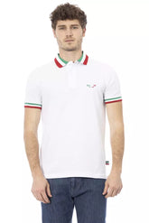Baldinini Trend White Cotton Men Polo Shirt -   -  Baldinini Trend.