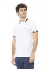 Baldinini Trend White Cotton Men Polo Shirt -   -  Baldinini Trend.