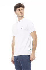 Baldinini Trend White Cotton Men Polo Shirt -   -  Baldinini Trend.