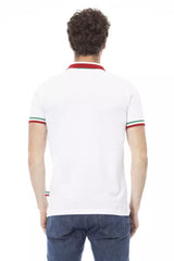 Baldinini Trend White Cotton Men Polo Shirt -   -  Baldinini Trend.