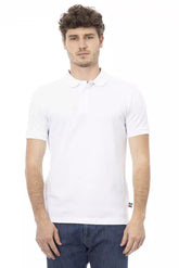 Baldinini Trend White Cotton Men Polo Shirt -   -  Baldinini Trend.