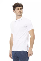 Baldinini Trend White Cotton Men Polo Shirt -   -  Baldinini Trend.