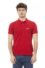 Baldinini Trend Red Cotton Men Polo Shirt -   -  Baldinini Trend.