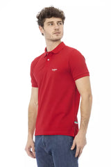 Baldinini Trend Red Cotton Men Polo Shirt -   -  Baldinini Trend.