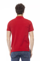 Baldinini Trend Red Cotton Men Polo Shirt -   -  Baldinini Trend.