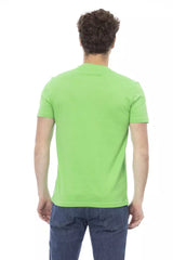 Baldinini Trend Green Cotton Men T-Shirt - - Baldinini Trend.