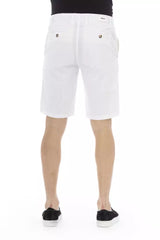 Baldinini Trend White Cotton Men's Bermuda Short -   -  Baldinini Trend.