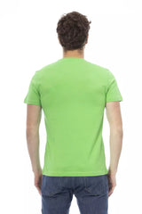 Baldinini Trend Green Cotton Men T-Shirt - - Baldinini Trend.