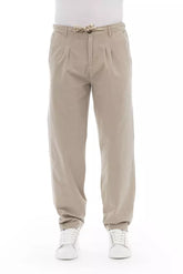 Baldinini Trend Beige Cotton Men Chino Pants -   -  Baldinini Trend.