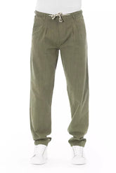 Baldinini Trend Army Cotton Men Chino Trousers -   -  Baldinini Trend.