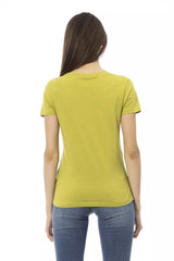 Trussardi Action "Green Cotton Women T-Shirt" -   -  Trussardi Action.
