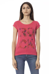 Trussardi Action Multicolor Cotton Women T-Shirt -   -  Trussardi Action.
