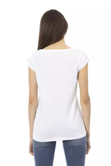 Trussardi Action White Cotton Women T-Shirt -   -  Trussardi Action.