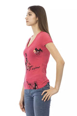 Trussardi Action Multicolor Cotton Women T-Shirt -   -  Trussardi Action.