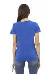 Trussardi Action Blue Cotton Women T-Shirt -   -  Trussardi Action.