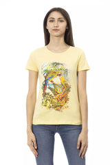 Trussardi Action "Yellow Cotton Women T-Shirt" -   -  Trussardi Action.