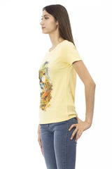 Trussardi Action "Yellow Cotton Women T-Shirt" -   -  Trussardi Action.