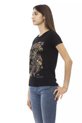 Trussardi Action Black Cotton Women T-Shirt -   -  Trussardi Action.