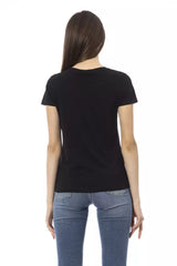 Trussardi Action Black Cotton Women T-Shirt -   -  Trussardi Action.
