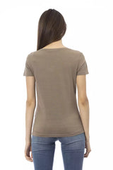 Trussardi Action Brown Cotton Women T-Shirt -   -  Trussardi Action.