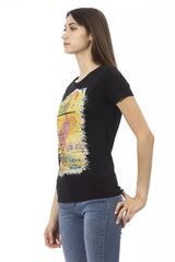 Trussardi Action Black Cotton Women T-Shirt -   -  Trussardi Action.