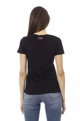 Trussardi Action Black Cotton Women T-Shirt -   -  Trussardi Action.