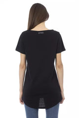 Trussardi Action Black Cotton Women T-Shirt -   -  Trussardi Action.