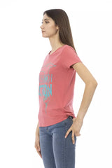 Trussardi Action Multicolor Cotton Women T-Shirt -   -  Trussardi Action.