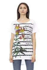 Trussardi Action White Cotton Women T-Shirt -   -  Trussardi Action.