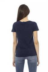 Trussardi Action Blue Cotton Women T-Shirt -   -  Trussardi Action.