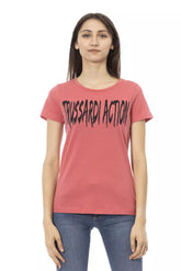 Trussardi Action Multicolor Cotton Women T-Shirt -   -  Trussardi Action.
